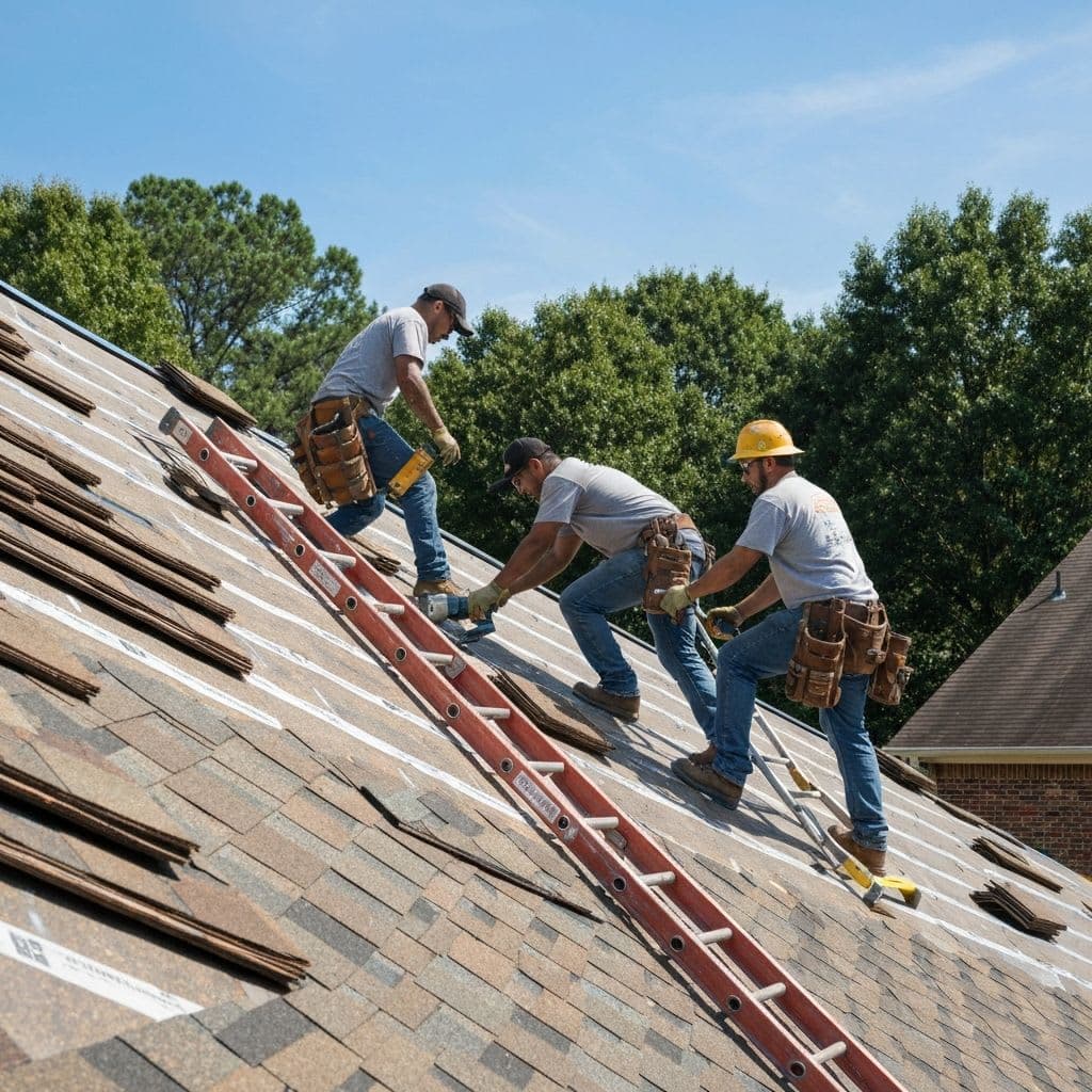 Roofing installation in Atlanta