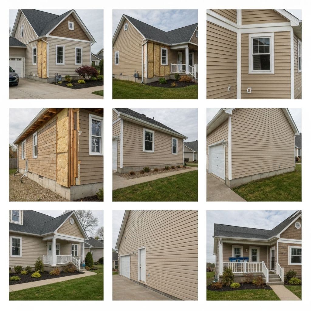 Cincinnati residential siding project