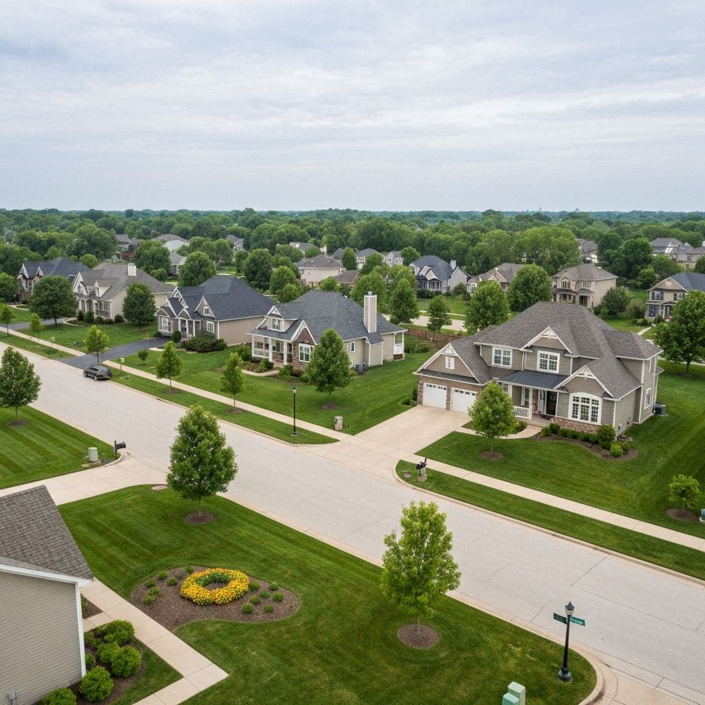 Westerville residential area