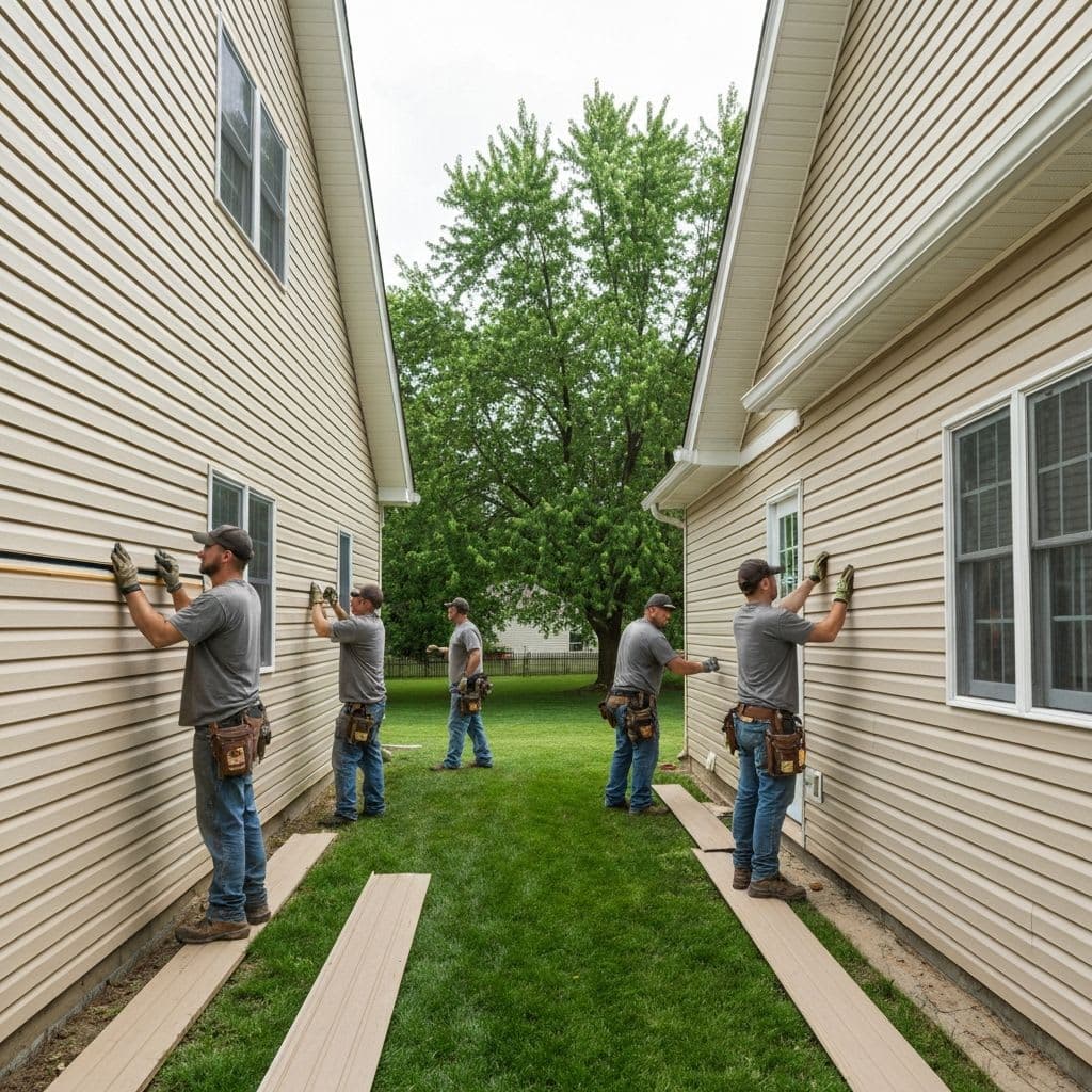 Ohio siding installation team