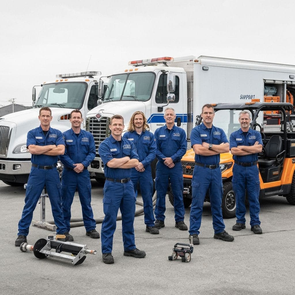 Emergency restoration team responding