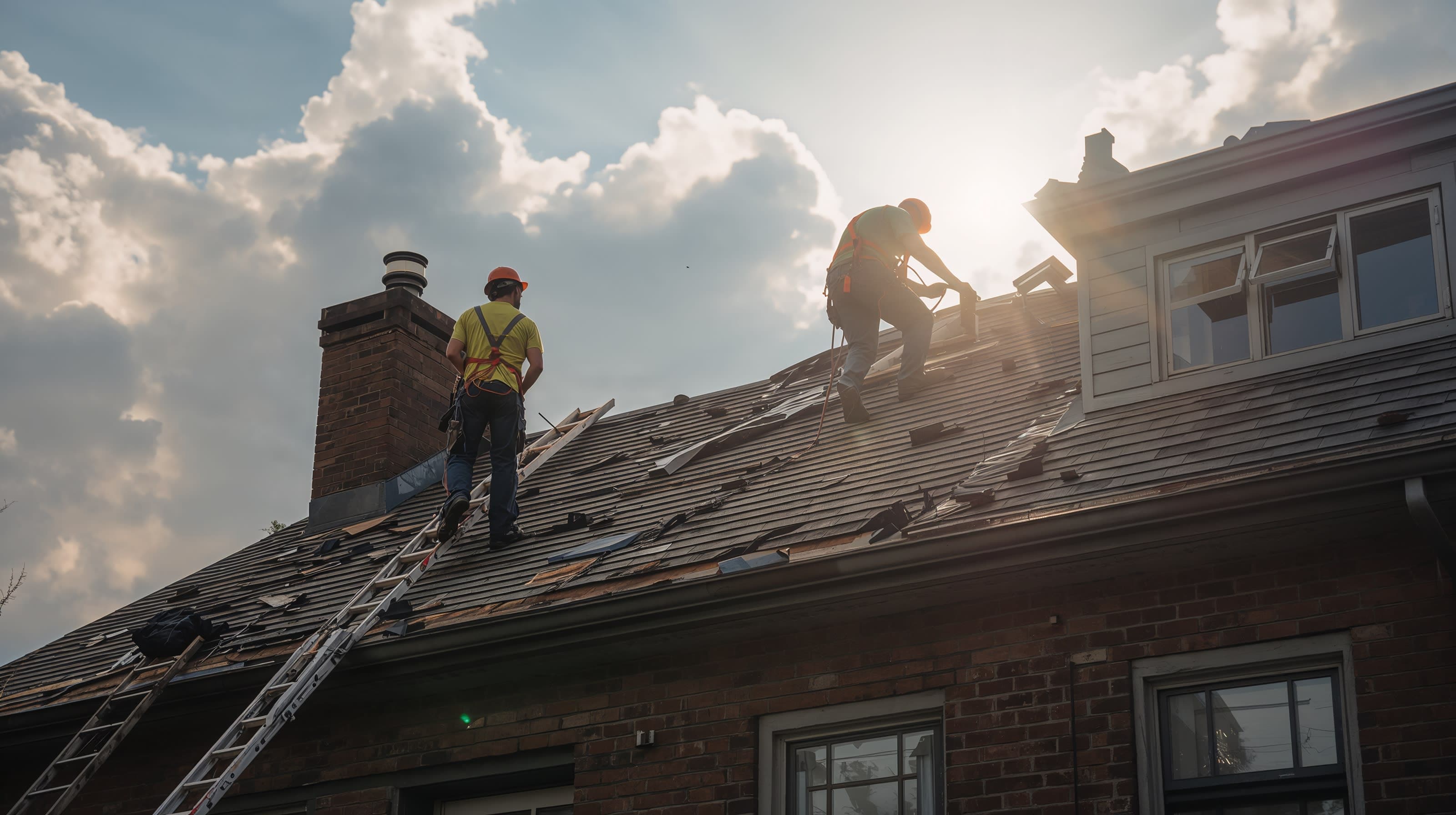 Emergency storm damage response