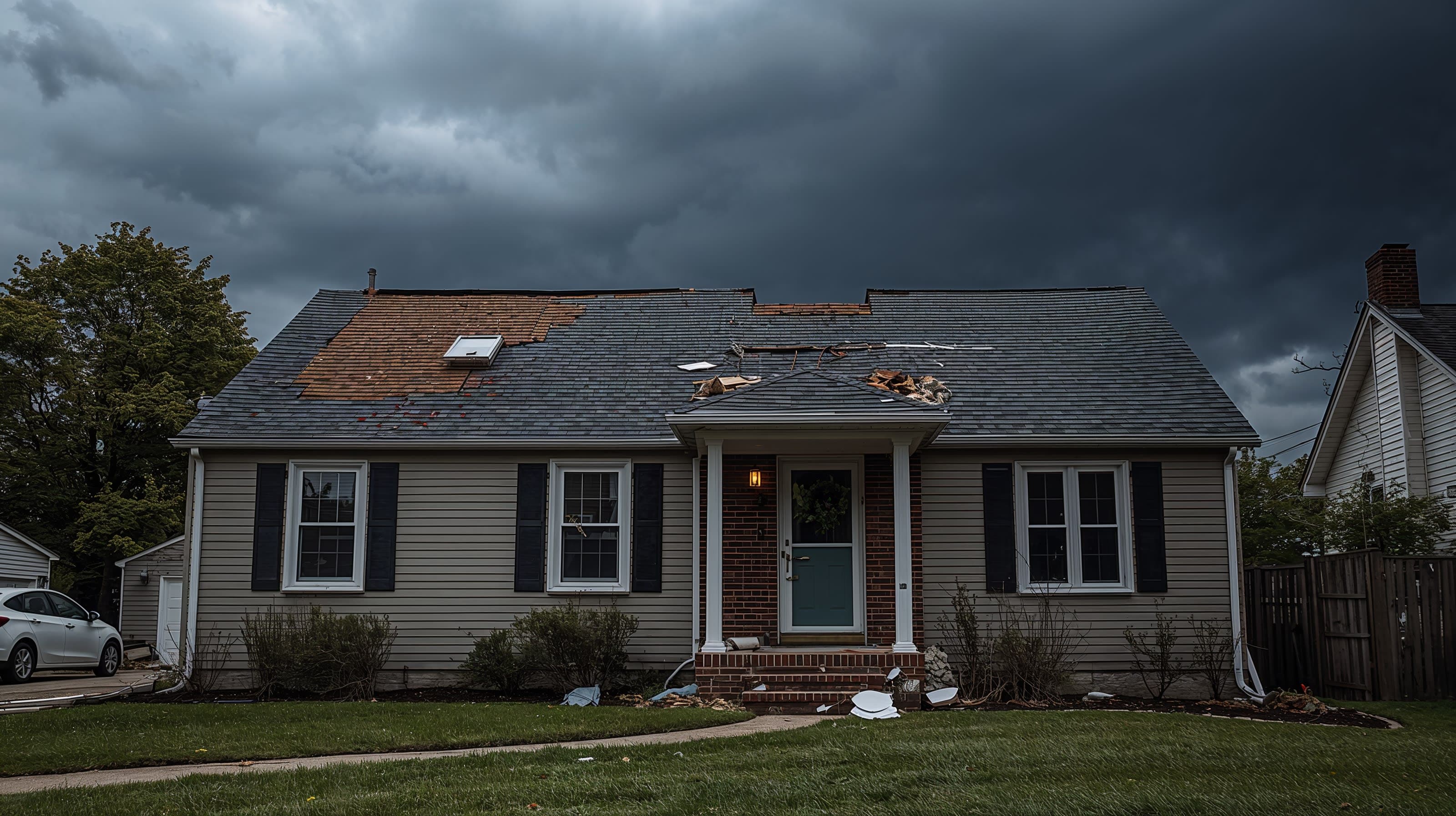 Roof tear-off phase