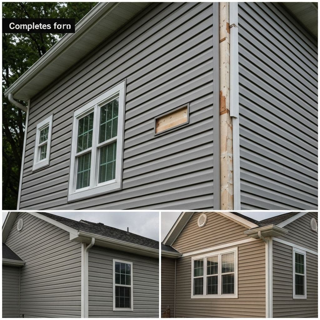 Siding installation
