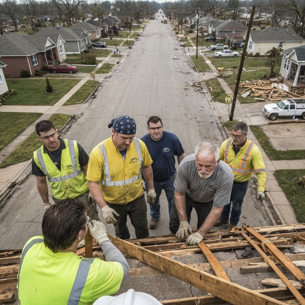 Storm damage response