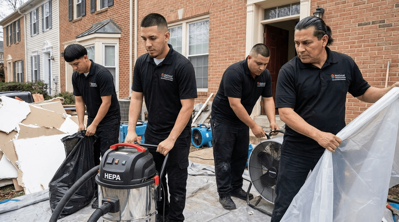Water and fire damage restoration